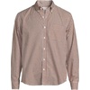 image:imageLands End Mens Traditional Fit Essential Lightweight Poplin ShirtBrownWhite Gingham