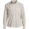image:imageLands End Mens Traditional Fit Essential Lightweight Poplin ShirtDesert Tan Gingham