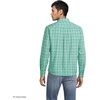 image:imageLands End Mens Traditional Fit Essential Lightweight Poplin ShirtMineral AquaSeagrass Plaid