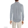 image:imageLands End Mens Traditional Fit Long Sleeve Travel Kit ShirtDeep Sea Navy Fine Stripe
