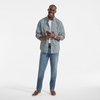 image:imageLands End Mens Traditional Fit Long Sleeve Travel Kit ShirtEucalyptusWhite Plaid