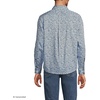 image:imageLands End Mens Traditional Fit Long Sleeve Travel Kit ShirtRadiant NavyBlue Floral