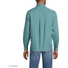 image:imageLands End Mens Traditional Fit Long Sleeve Travel Kit ShirtTourmaline Gingham