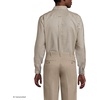 image:imageLands End Mens Traditional Fit Solid No Iron AmericanGrown Supima Oxford Dress ShirtDesert Tan Plaid