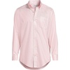 image:imageLands End Mens Traditional Fit Solid No Iron AmericanGrown Supima Pinpoint Buttondown Collar Dress ShirtLight Pink Breeze Ditsy