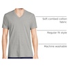 image:imageLands End Mens VNeck Undershirt 3 PackGray Heather