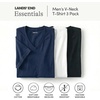 image:imageLands End Mens VNeck Undershirt 3 PackMulti 3 Pack