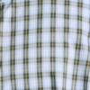 image:imageLands End Mens Wrinkle Resistant Dress ShirtOlive DrabBlue Plaid