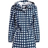 image:imageLands End Squall Packable Waterproof RaincoatDeep Sea Gingham