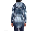 image:imageLands End Squall Packable Waterproof RaincoatDeep Sea Gingham