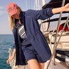 image:imageLands End Squall Packable Waterproof RaincoatDeep Sea Navy