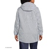 image:imageLands End Squall Packable Waterproof RaincoatLavenderDeep Sea Stripe