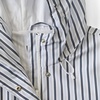image:imageLands End Squall Packable Waterproof RaincoatLavenderDeep Sea Stripe