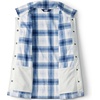 image:imageLands End Womens Anyweather Fleece Shirt JacketDeep Sea NavyCornflower Plaid
