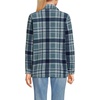 image:imageLands End Womens Anyweather Fleece Shirt JacketSoft Ice BlueNavy Plaid