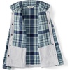 image:imageLands End Womens Anyweather Fleece Shirt JacketSoft Ice BlueNavy Plaid