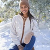 image:imageLands End Womens Anyweather RainDefense Fleece Full Zip JacketIvory Latte