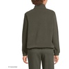 image:imageLands End Womens Anyweather RainDefense Fleece Quarter Zip PulloverForest Moss