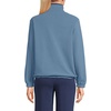 image:imageLands End Womens Anyweather RainDefense Fleece Quarter Zip PulloverSoft Peacock