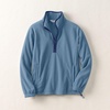 image:imageLands End Womens Anyweather RainDefense Fleece Quarter Zip PulloverSoft Peacock
