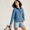 image:imageLands End Womens Anyweather RainDefense Fleece Quarter Zip PulloverSoft Peacock