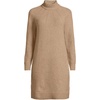 image:imageLands End Womens Boucle Long Sleeve Raglan Mock Neck Sweater DressVicuna Heather