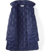 image:imageLands End Womens Bow Quilted Insulated CoatDeep Sea Navy