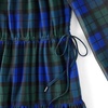 image:imageLands End Womens Chiffon Above the Knee Adjustable DressCobalt Blackwatch Plaid