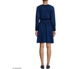 image:imageLands End Womens Chiffon Clip Dot DressDeep Sea Navy