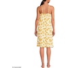image:imageLands End Womens Cooling Knee Length Slip NightgownPale Yellow Painted Floral