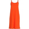 image:imageLands End Womens Cooling Knee Length Slip NightgownVivid Tangerine