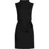 image:imageLands End Womens Cotton Blend Short Sleeve Mock Neck Sweater DressBlack