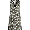 image:imageLands End Womens Cotton Jersey Notch Neck Dress with SoutacheBlack Floral Blossom