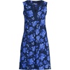 image:imageLands End Womens Cotton Jersey Notch Neck Dress with SoutacheNavy Graphic Floral