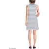 image:imageLands End Womens Cotton Jersey Notch Neck Dress with SoutacheNavyWhite Breton Stripe