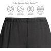 image:imageLands End Womens Cotton Knit Pull On PantsBlack