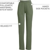 image:imageLands End Womens Cotton Knit Pull On PantsEstate Green