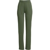 image:imageLands End Womens Cotton Knit Pull On PantsEstate Green
