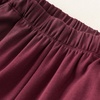 image:imageLands End Womens Cotton Knit Pull On PantsLush Burgundy