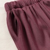 image:imageLands End Womens Cotton Knit Pull On PantsLush Burgundy