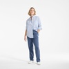 image:imageLands End Womens Cotton Knit Pull On PantsNightfall Blue