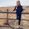image:imageLands End Womens Cotton Knit Pull On PantsRadiant Navy