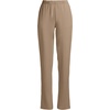 image:imageLands End Womens Cotton Knit Pull On PantsRich Camel