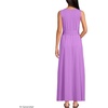 image:imageLands End Womens Cotton Modal Sleeveless Tie Waist Maxi DressSoft Orchid
