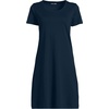 image:imageLands End Womens Cotton Short Sleeve Knee Length NightgownRadiant Navy