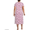 image:imageLands End Womens Cotton Short Sleeve Midcalf NightgownHot Pink Floral