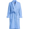 image:imageLands End Womens Cotton Terry Knee Length Spa Bath RobeClear Blue Sky