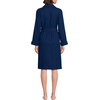 image:imageLands End Womens Cotton Terry Knee Length Spa Bath RobeDeep Sea Navy