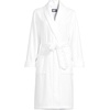 image:imageLands End Womens Cotton Terry Knee Length Spa Bath RobeWhite