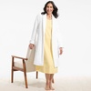 image:imageLands End Womens Cotton Terry Knee Length Spa Bath RobeWhite